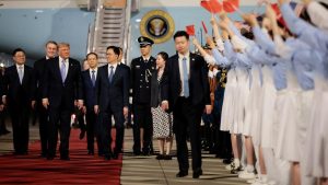 Donald Trump est arrivé en Chine